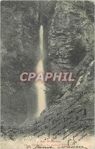 Ansichtskarte AK Luchon les Pyrenees La cascade d'enfer