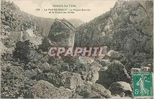 Cartes postales Gorges du Tarn le Pas de Soucy
