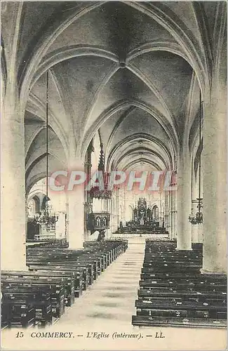 Cartes postales Commercy l'Eglise (Interieur)