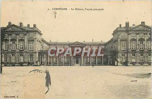 Ansichtskarte AK Compiegne le Chateau Facade Principale