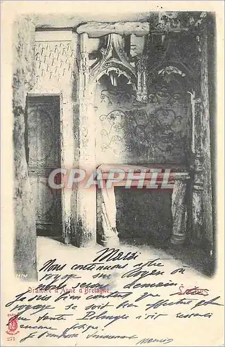 Cartes postales Oratoire d'Anne d'Bretagne Loches (carte 1900)