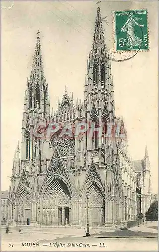 Cartes postales Rouen l'Eglise Saint Ouen