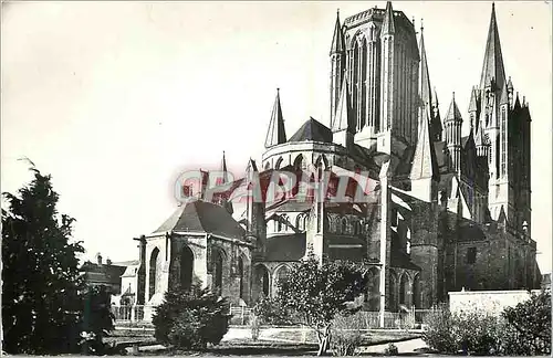 Moderne Karte Coutances (Manche) Abside de la Cathedrale Gothique