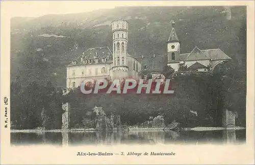 Cartes postales Aix les Bains Abbaye de Hautecombe (carte 1900)