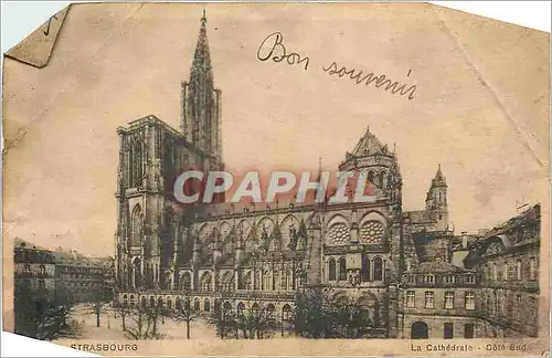 Cartes postales Strasbourg La Cathedrale Cote Sud