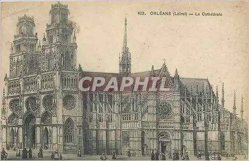 Cartes postales Orleans (Loiret) La Cathedrale