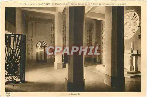 Ansichtskarte AK En Champagne Navarin Monument aux Morts des Armes La Chapelle