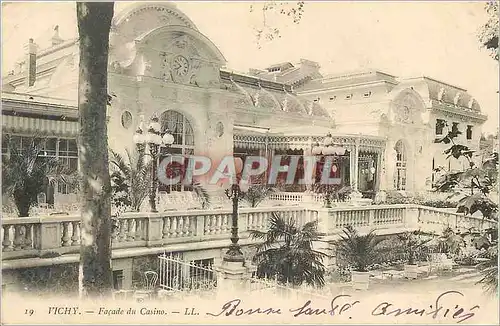 Cartes postales Vichy Facade du Casino