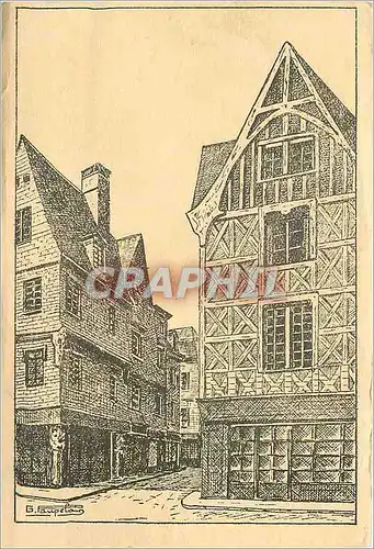 Cartes postales Tours Vieilles Maisons Place Plumereau