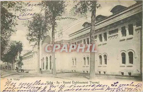 Cartes postales Vichy Nouvel Etablissement Thermal (carte 1900)