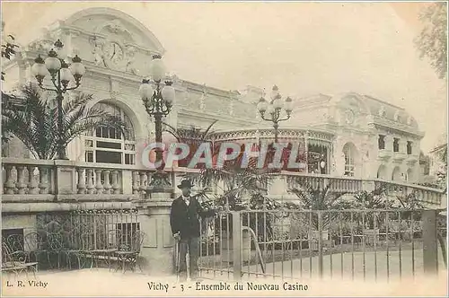 Ansichtskarte AK Vichy Ensemble du Nouveau Casino (carte 1900)