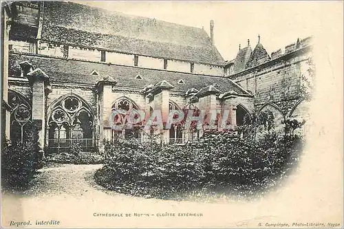 Cartes postales Cathedrale de Noyon Cloitre Exterieur