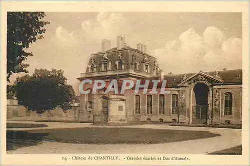 Ansichtskarte AK Chateau de Chantilly Grandes Ecuries et Duc d'Aumale