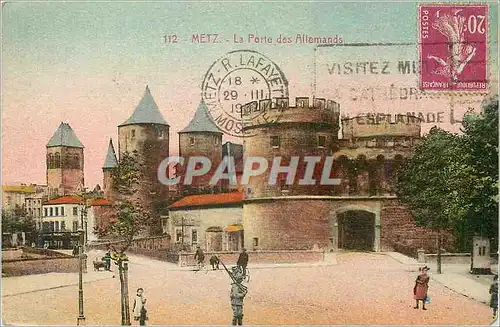 Cartes postales Metz La Porte des Allemands