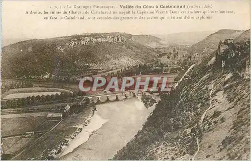 Ansichtskarte AK Vallee du Ceou a Castelnaud (en Sarladais) La Dordogne Pittoresque