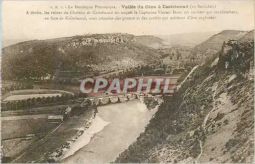 Cartes postales Vallee du Ceou a Castelnaud (en Sarladais) La Dordogne Pittoresque