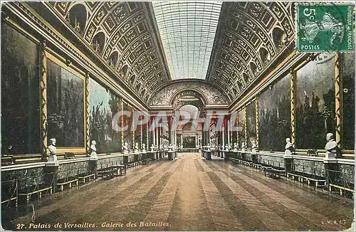 Cartes postales Palais de Versailles Galerie des Batailles