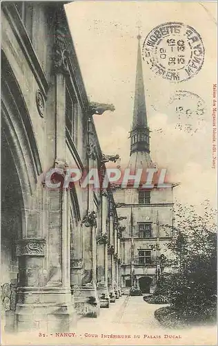 Cartes postales Nancy Cour Interieure du Palais Ducal