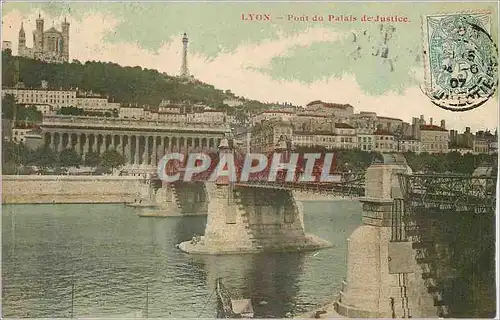 Cartes postales Lyon Pont du Palais de Justice