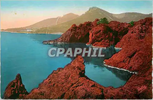 Cartes postales moderne Les Rochers du Trayas La Route de la Corniche d'Or La Cote d'Azur