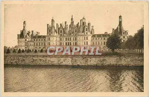 Cartes postales Chateau de Chambord Chateaux de la Loire La Douce France Facade Nord