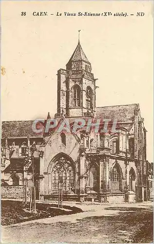Cartes postales Caen Le Vieux Saint Etienne (XVe Siecle)