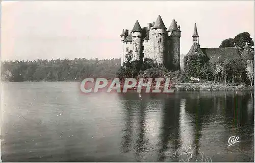 Moderne Karte Bort les Orgues Le Chateau de Val dans le Lac