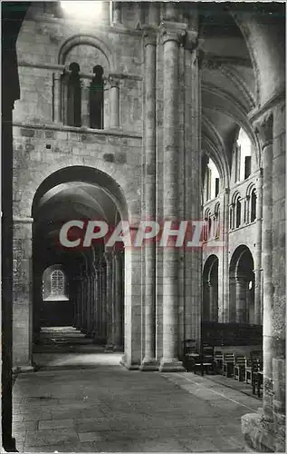 Cartes postales moderne Lessay (Manche) Eglise Abbatiale (XIe Siecle) Nef Laterale