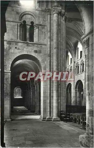 Moderne Karte Lessay (Manche) Eglise Abbatiale (XIe Siecle) Nef Laterale