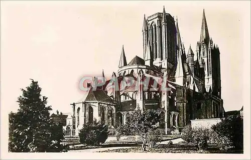 Moderne Karte Coutances (Manche) La Normandie Pittoresque Abside de la Cathedrale