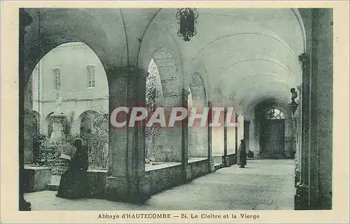 Ansichtskarte AK Abbaye d'Hautecombe Le Cloitre et la Virge