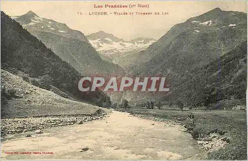 Ansichtskarte AK Luchon Les Pyrenees Vallee et Torrent du Lys