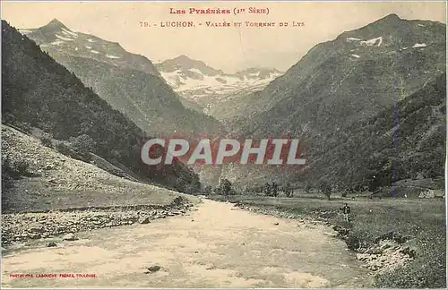 Cartes postales Luchon Les Pyrenees Vallee et Torrent du Lys