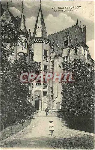 Cartes postales Chateauroux Chateau Raoul