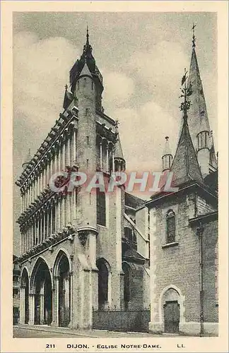 Cartes postales Dijon Eglise Notre Dame