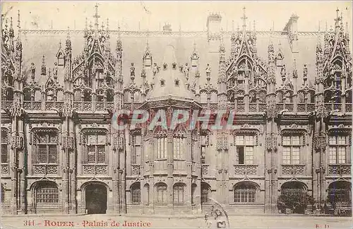 Cartes postales Rouen Palais de Justice