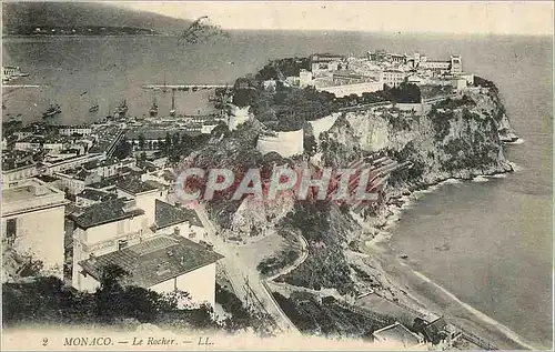 Cartes postales Monaco Le Rocher