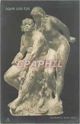 Cartes postales Adam und Eva Prof Reinhold Begas Berlin
