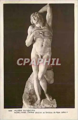 Cartes postales Musee du Louvre Michel Anse Esclave destine au Tombeau du Pape Jules II
