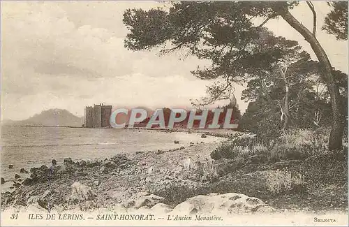 Cartes postales Saint Honorat Iles de Lerins L'Ancien Monastere