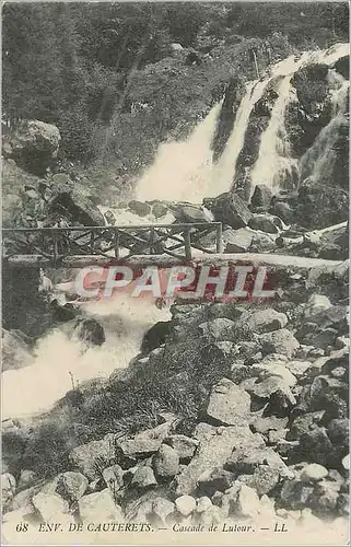 Cartes postales Env de Cauterets Cascade de Lutour