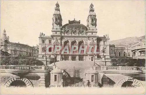 Cartes postales Casino de Monte Carlo Le Theatre