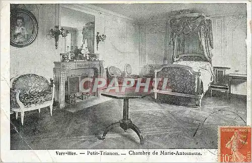 Ansichtskarte AK Versailles Petit Trianon Chambre de Marie Antoinette