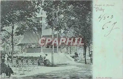 Ansichtskarte AK Vichy Kiosque de Musique (carte 1900)