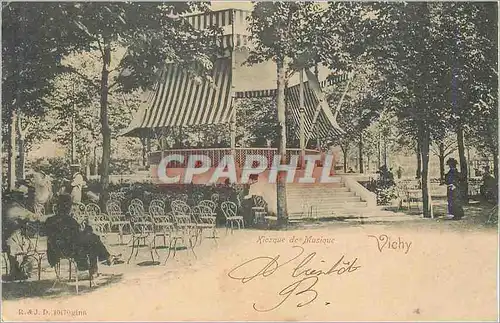 Ansichtskarte AK Vichy Kiosque de Musique (carte 1900)