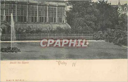 Cartes postales Vichy Bassin des Cygnes (carte 1900)