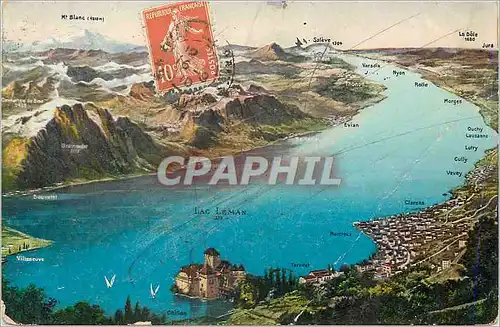Cartes postales Lac Leman
