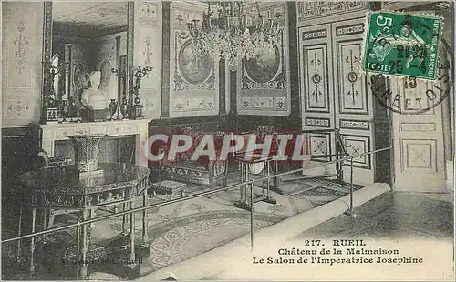 Cartes postales Rueil Chateau de la Malmaison Le Salon de l'Imperatrice Josephine
