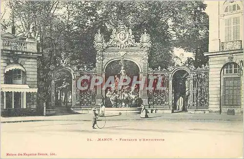 Cartes postales moderne Nancy Fontaine d'Amphitrite Lion