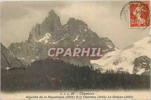 Cartes postales Chamonix Aiguilles de la Republique (3305)